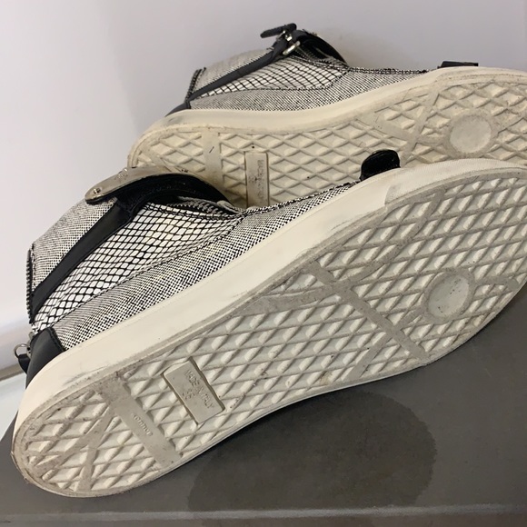Authentic Giuseppe Zanotti Mesh-Print High-TopS - Picture 10 of 11